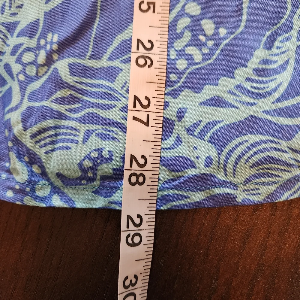 Escapada 3/4 sleeve Susan top in the color cornflower/PB ocean, size XL - Picture 8 of 8